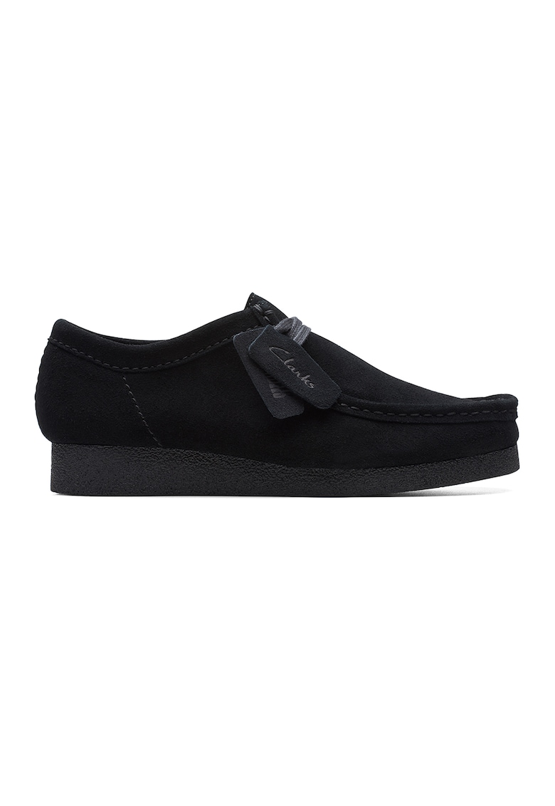 Mocasini de piele intoarsa Wallabeeevo - Negru