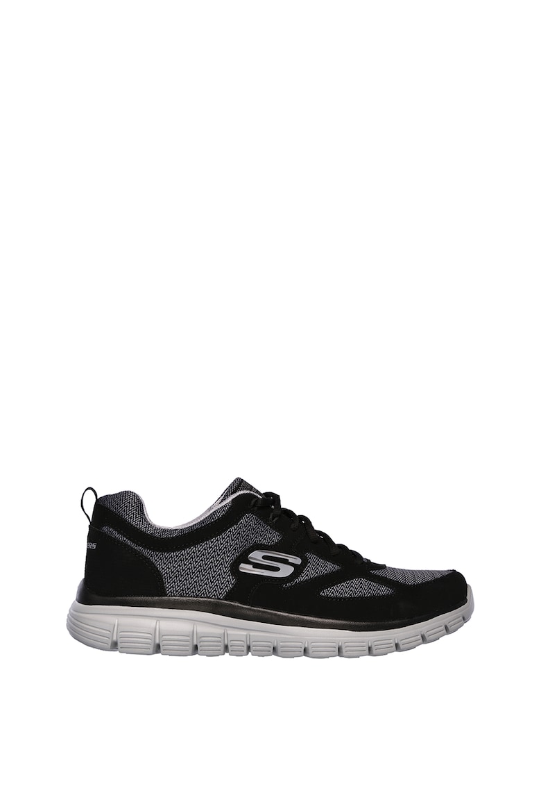 Pantofi sport cu garnitura de piele Burns Agoura - Negru/Gri