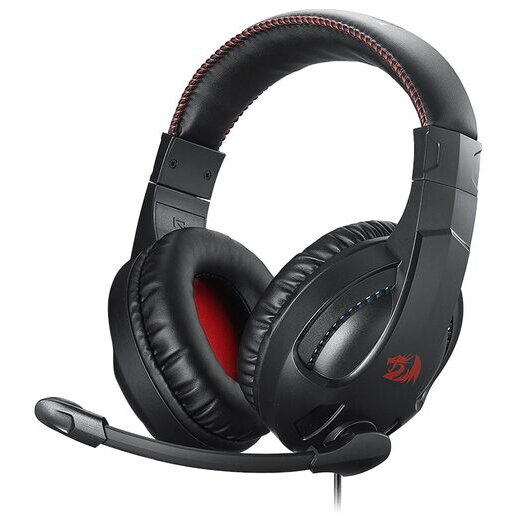 Casti Over-Head Casti gaming Redragon Cronus negre iluminare RGB