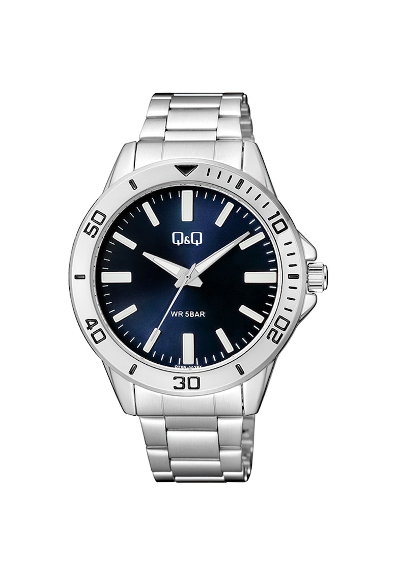 Ceas barbati - Q28B-003PY - Argintiu