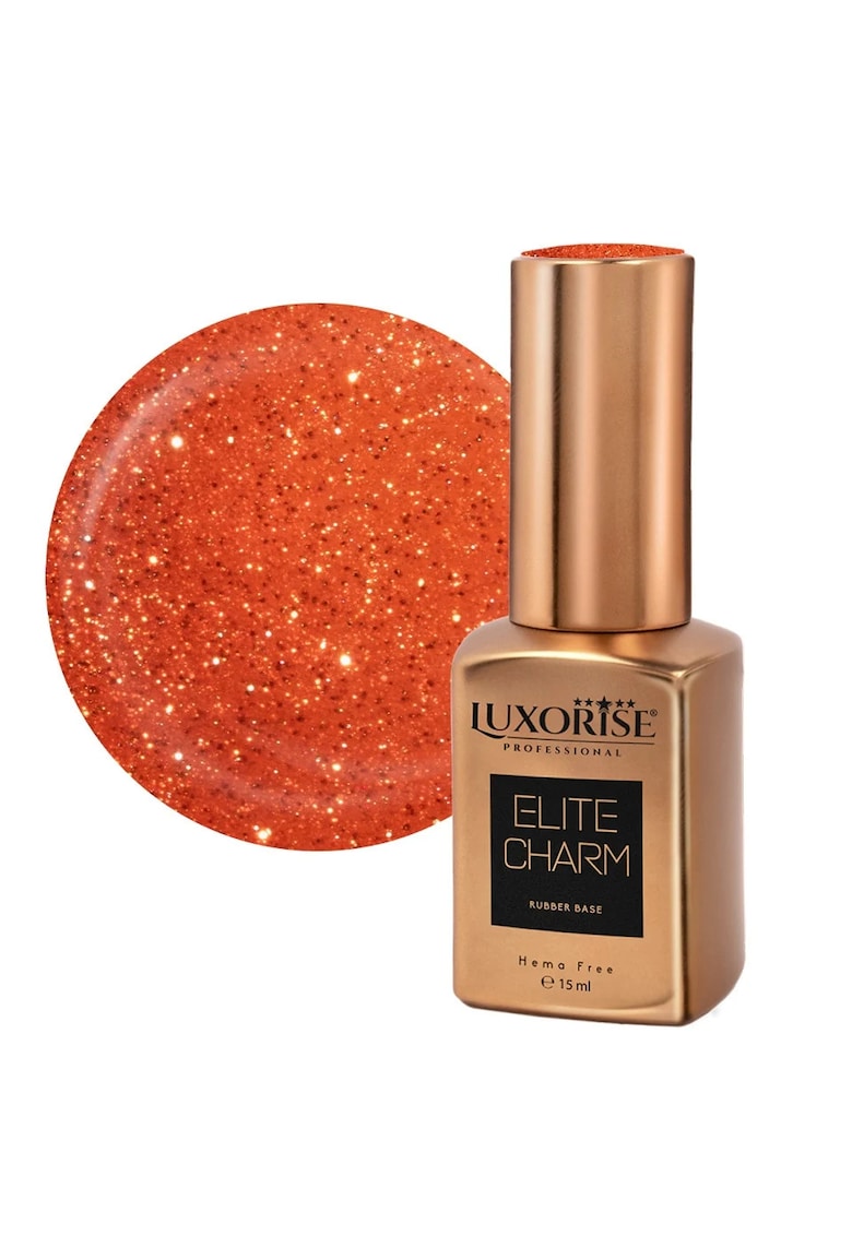 Rubber Base Hema Free ELITE CHARM - Ruby Romance 15ml