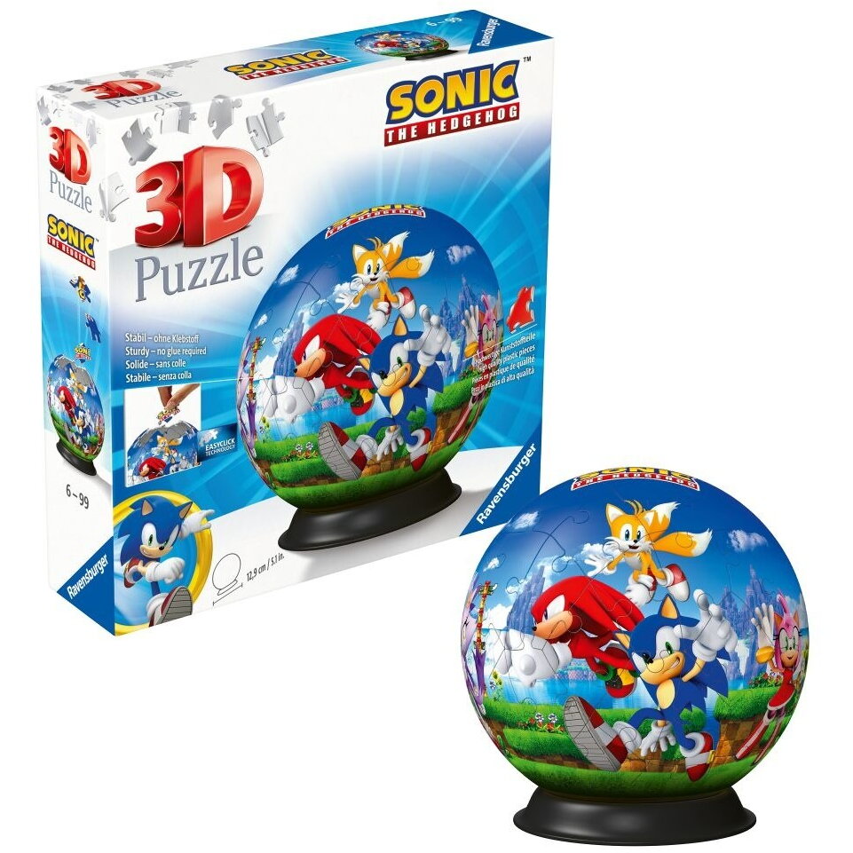 Puzzle Ravensburger - Puzzle 3D Sonic 72 piese