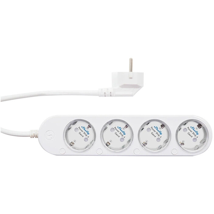 Power Strip Gen4, 4 prize, Compatibil Zigbee/Matter, 12A, WiFi, Bluetooth, Alb