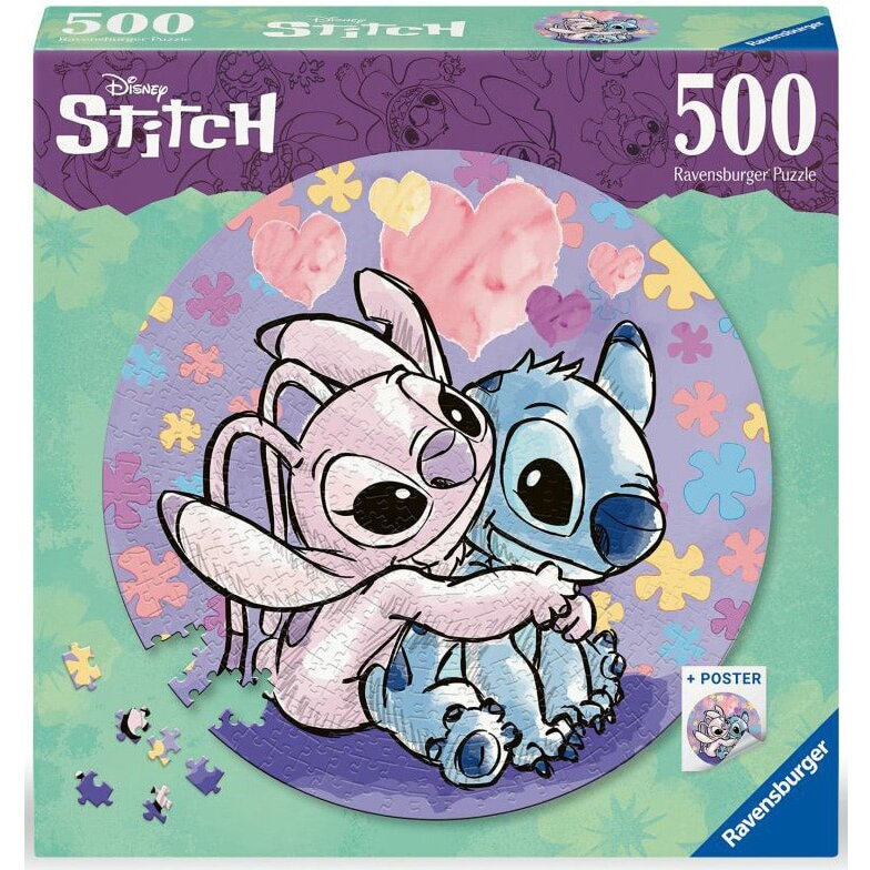Puzzle Puzzle Ravensburger - Disney Stitch, 500 piese
