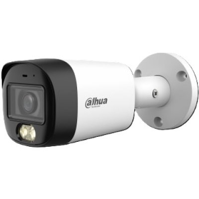 Camera bullet HDCVI Dahua HAC-HFW1500RM-IL-A-0280B-S3, 5MP, 2.8mm, Smart Dual Light (IR+WL) 30m, Starlight, IP67, microfon incorporat