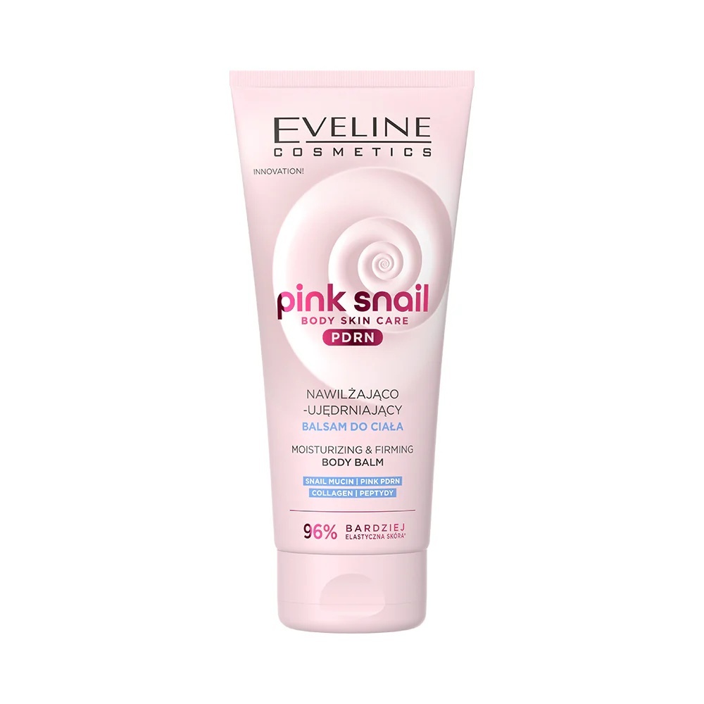 Balsam de Corp Hidratant si Fermitate, Eveline Cosmetics Pink Snail PDRN, 200ml