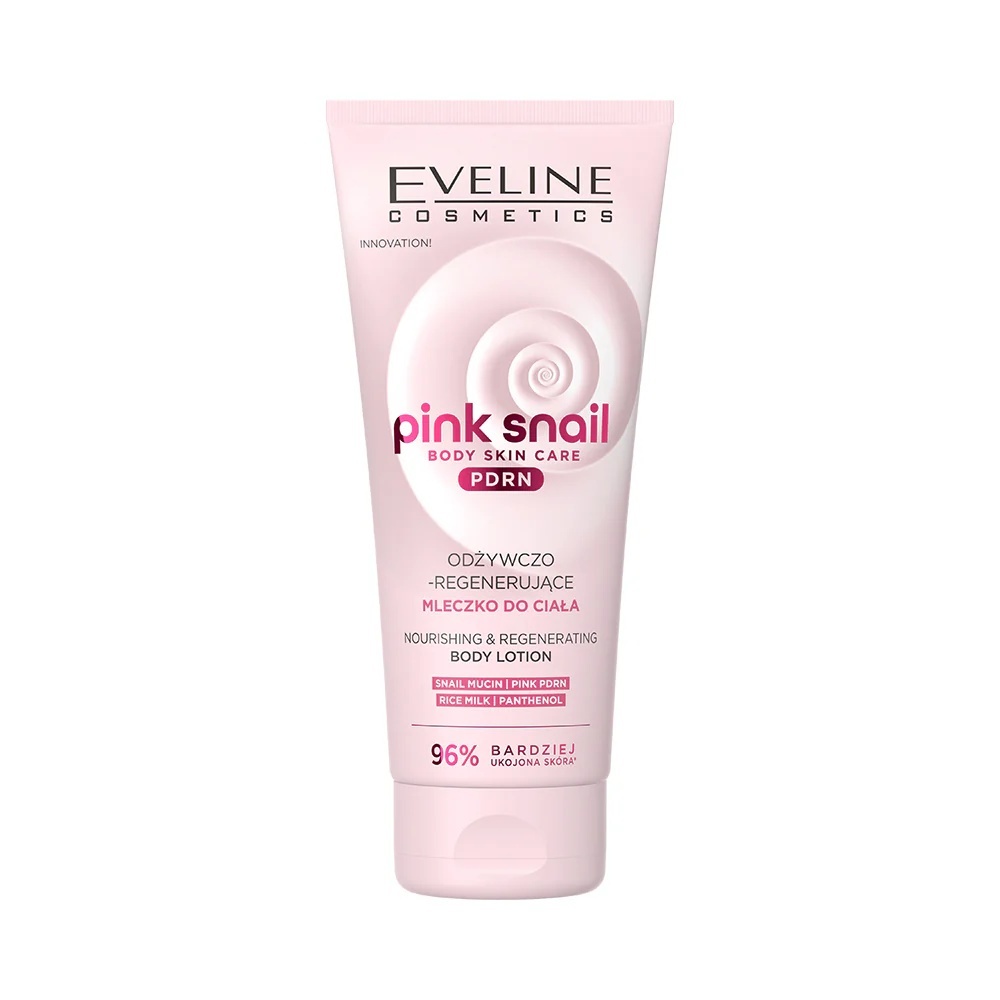Lotiune de Corp Nutritiva si Regeneranta Eveline Cosmetics Pink Snail PDRN, 200ml