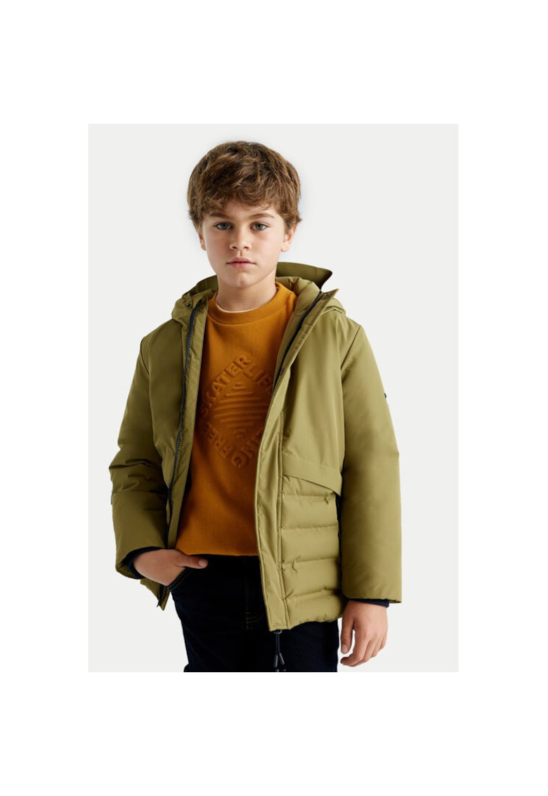 Jacheta baieti - 304297649 - Poliester - Verde