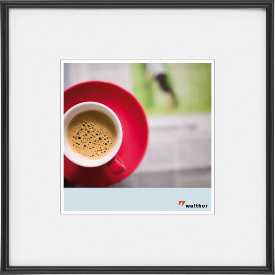 Rama foto Galeria 40x40cm Resin Black