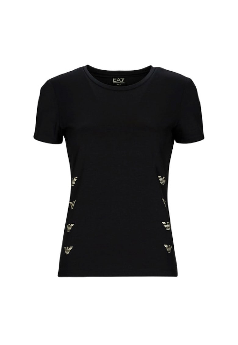 Tricou W Tee Ss Multilogo - 3RTT08-TJDZZ-0200 - Femei - Negru - Negru