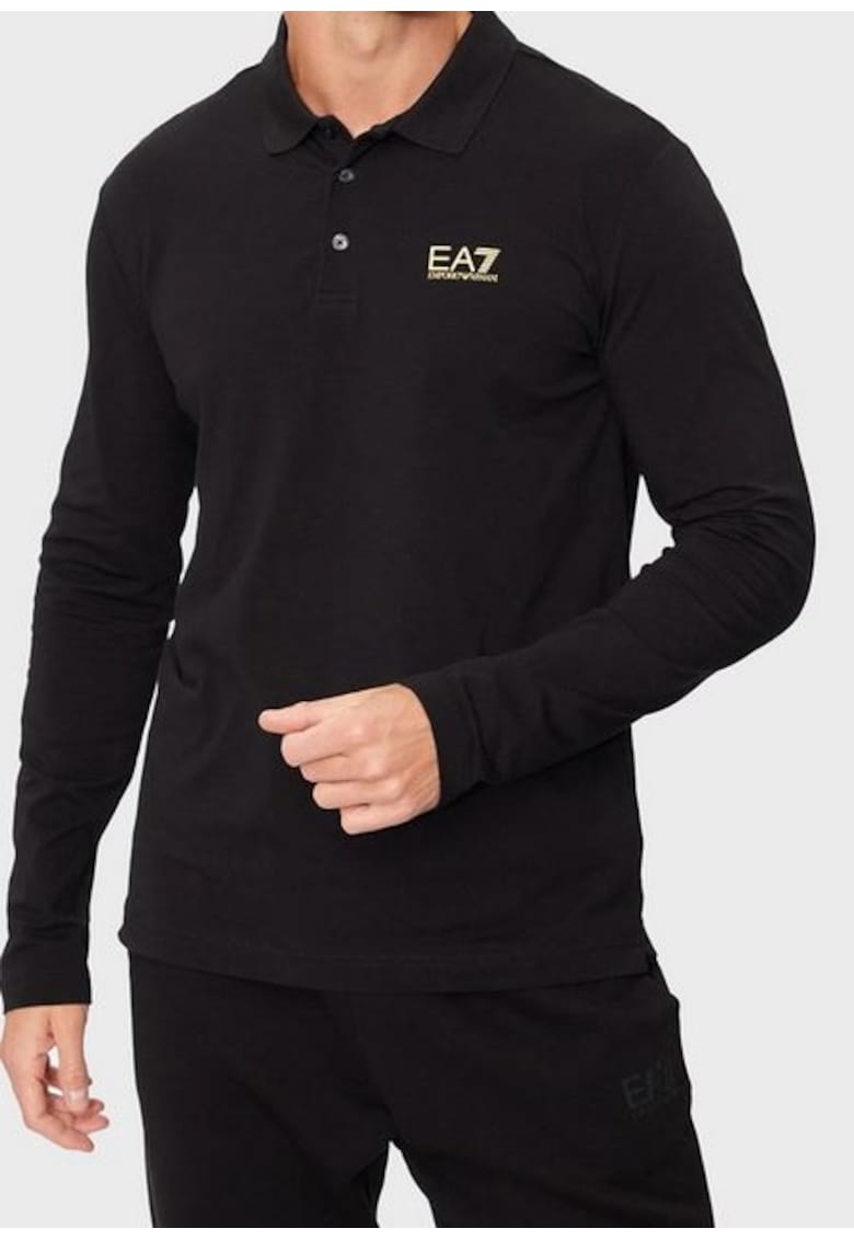 Camasa Din Amestec De Bumbac Cu Logo