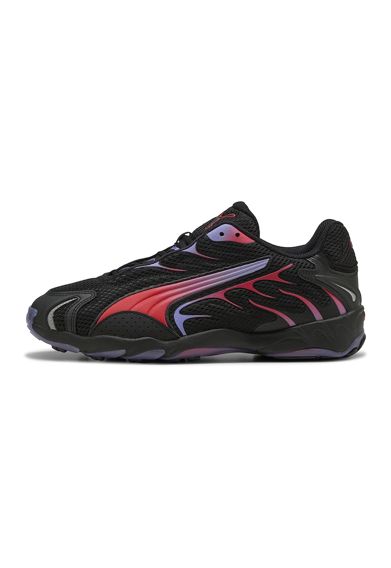 Pantofi sport Inhale cu garnituri sintetice - Rosu/Negru/Albastru indigo