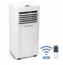 Aer conditionat portabil Trotec PAC 2620 E WiFi 9.000 Btu Debit 330mc/ora Telecomanda Display Timer Pentru 30mp