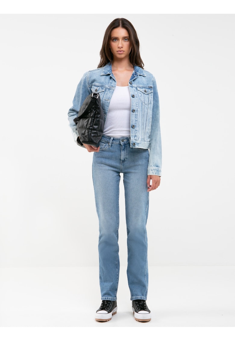 Blugi drepti cu talie medie Myrra 113