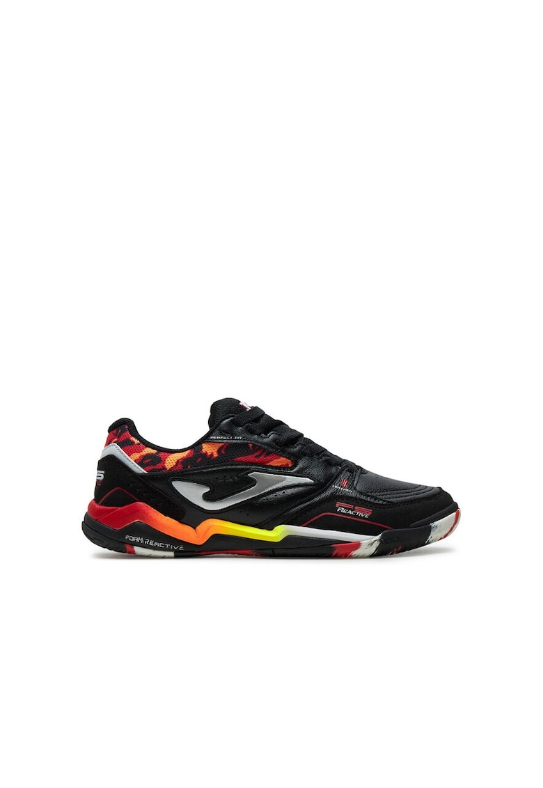 Ghete pentru fotbal Fs Reactive Indoor FSW2401IN Negru -  Piele naturala
