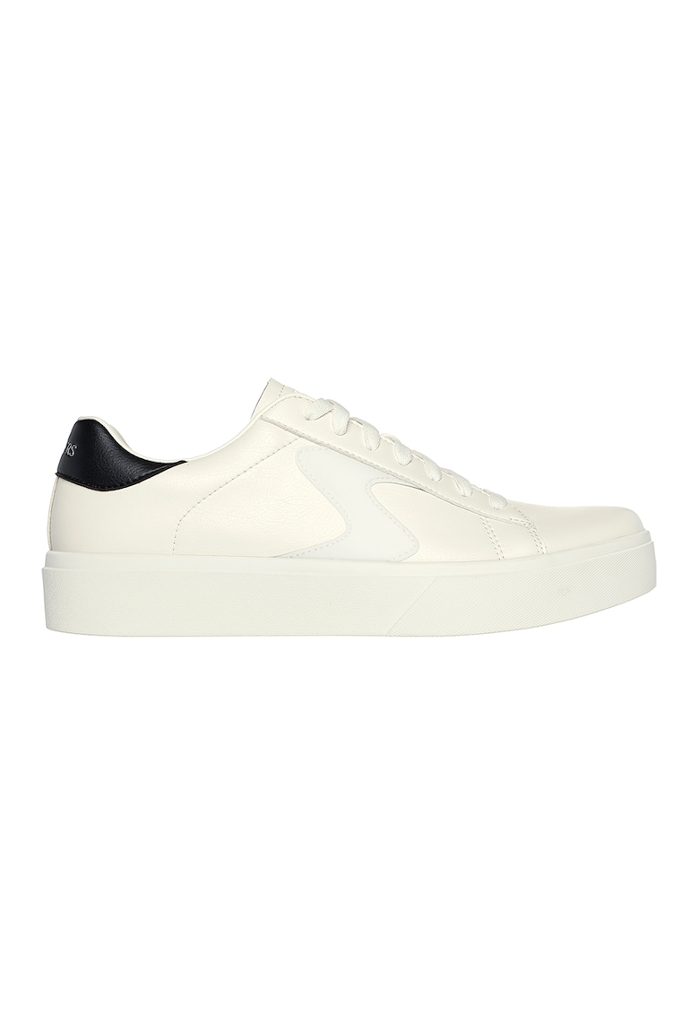 Pantofi sport de piele ecologica - Alb murdar