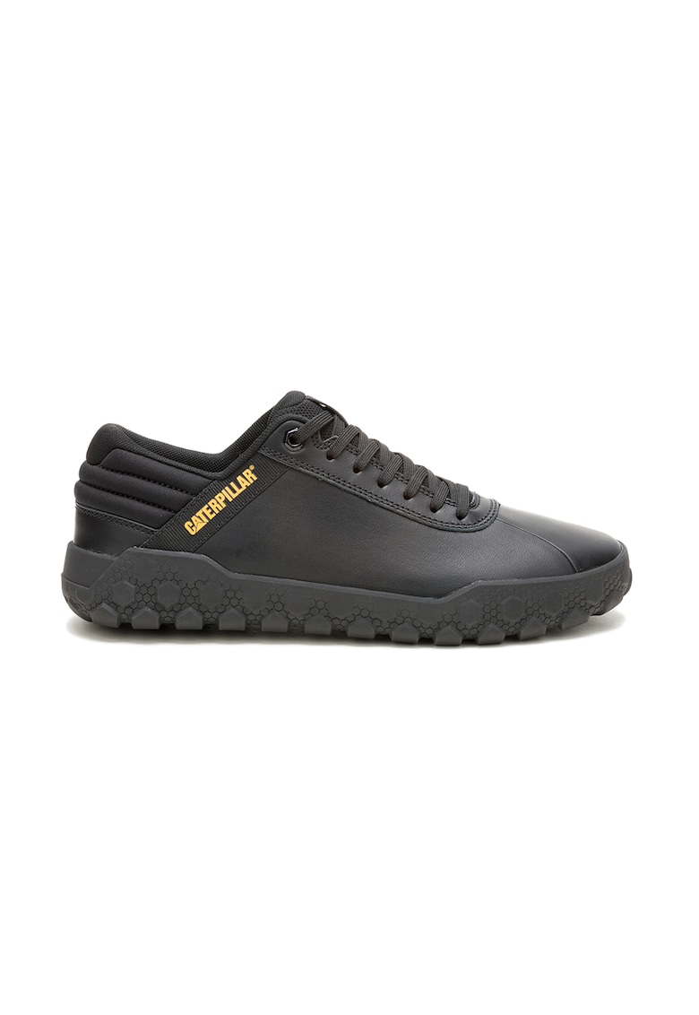 Pantofi sport de piele cu logo - Galben/Negru stins