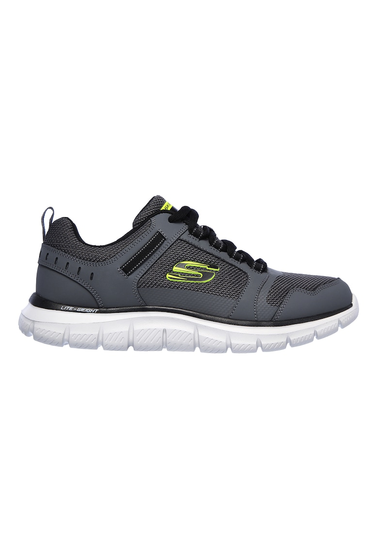 Pantofi cu insertii de piele pentru fitness Track-Knockhill - Gri