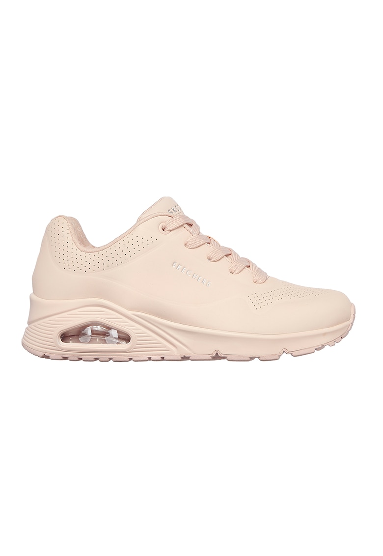 Pantofi sport cu talpa wedge ascunsa Uno Frosty Kicks - Piersica