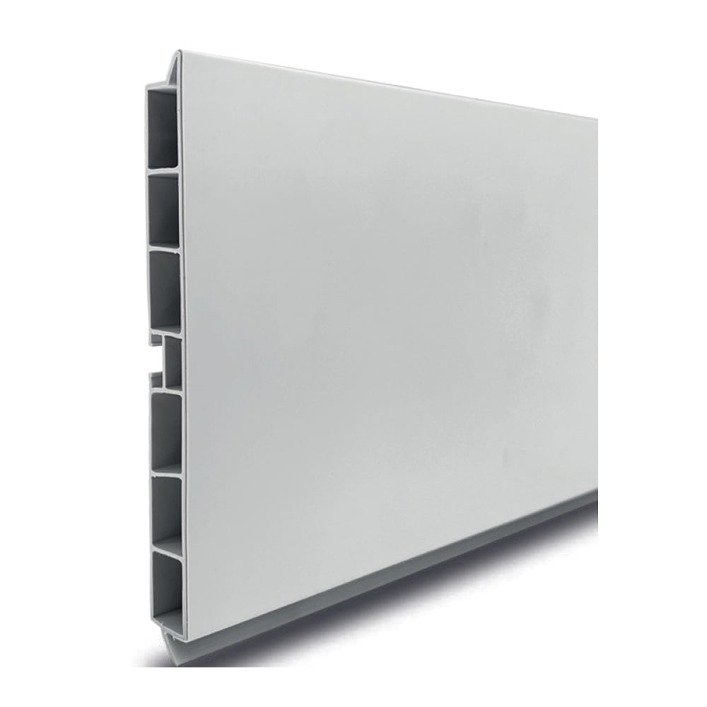 Plinta PVC cu folie de transfer, alb, 120 mm x 4 m