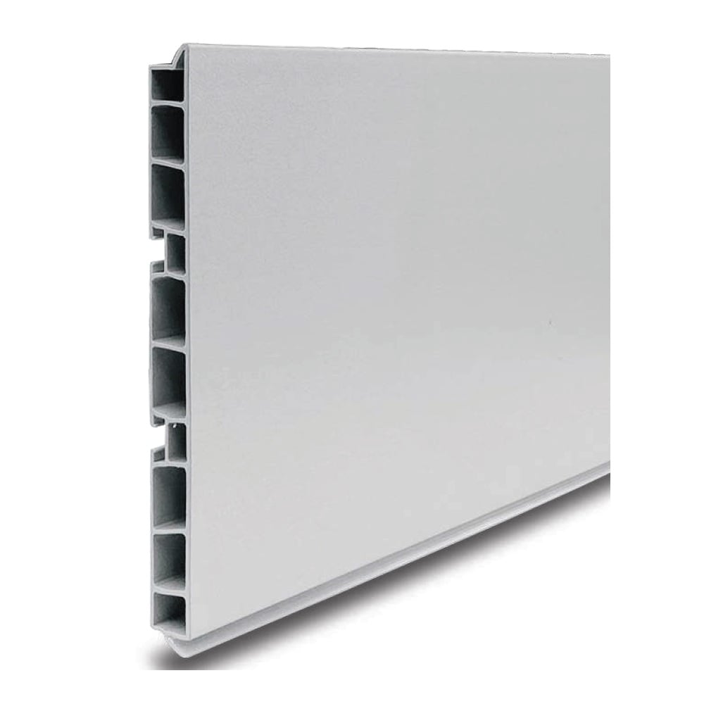 Plinta PVC cu folie de transfer, alb, 150 mm x 4 m