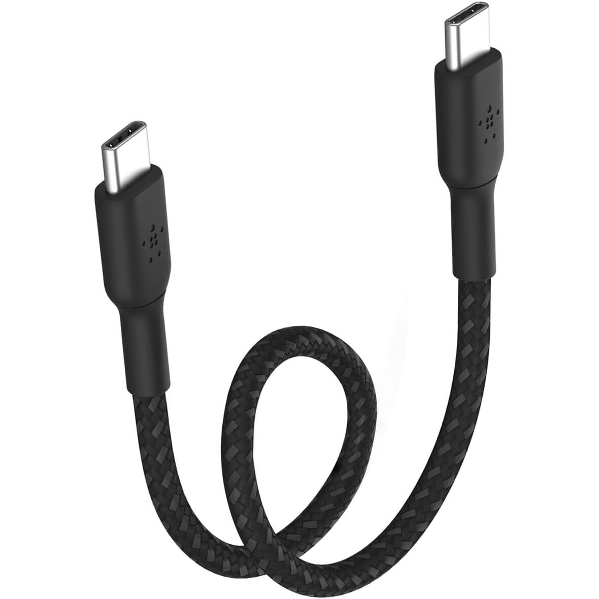 Accesoriu Retea Cablu Belkin Boost Charge Braided USB-C pentru USB-C 15cm, negru