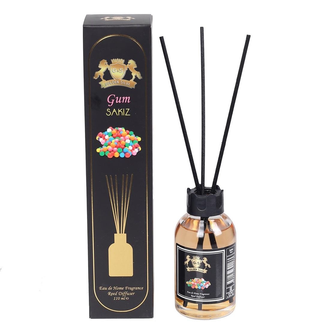 Difuzor de Camera cu Betisoare Golden Silva Bubble Gum, 110ml