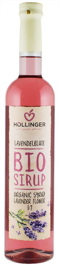 Hollinger - Sirop bio din flori de lavanda, 0.5L