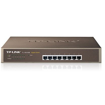 Switch TL-SG1008, 8 port x 10/100/1000 Mbps