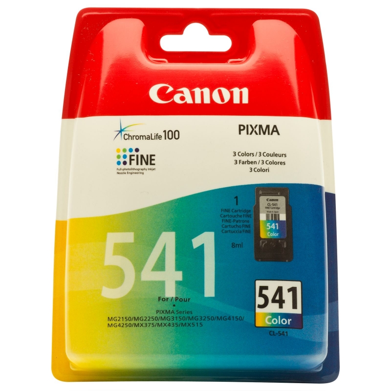 Cartus cerneala Original Canon CL-541 Color, compatibil MG2150/3150, 8 ml (BS5227B005AA)