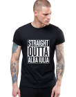Tricou negru barbati Straight Outta Alba Iulia