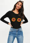 Bluza dama neagra Sunflower