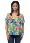 Bluza multicolora dama model floral