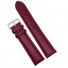 Curea de ceas XL din piele rosie 22mm WZ3312