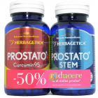 Pachet Prostato Curcumin 95 60cps Prostato Stem 60cps 50 reducere la a