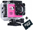 Camera Sport iUni Dare 50i HD 1080P 12M Waterproof Roz Card MicroSD 8G