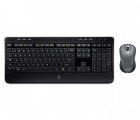 Kit Tastatura Mouse LOGITECH model MK 520 layout UK NEGRU USB WIRELESS