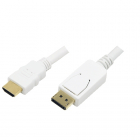 Cablu de date 1x DisplayPort 20 pin la 1x HDMI 19 pin conectori auriti