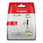 Cartus cerneala Original Canon CLI 551Y XL Yellow compatibil IP7250 MG