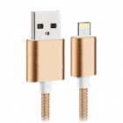 Cablu de date USB la Lightning 0 3m Auriu