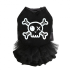 Rochie caini Puppy Angel Pirate TuTu PA DR192 Marime L Culoare Negru