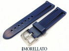 Curea de ceas albastra din silicon Morellato 22mm A01U2859198062CR