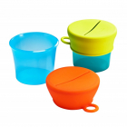 Set caserole cu capace de silicon Snug snack