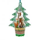 Ornament de brad Craciun Santoro Baubles Brad si animale