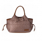 Geanta pentru mamici Mama Bag Dotty Brown