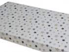 Aparatori laterale maxi pentru patut Cream and grey stars white