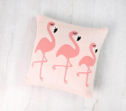 Perna decor bumbac Flamingo Roz