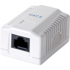 Priza de perete NP0071 Cat 6 UTP 1x RJ45 White