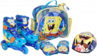 Role copii Saica reglabile 35 38 Sponge Bob cu protectii si casca in g