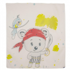 Scutec muselina Pirate bumbac 90x90 cm SeviBebe